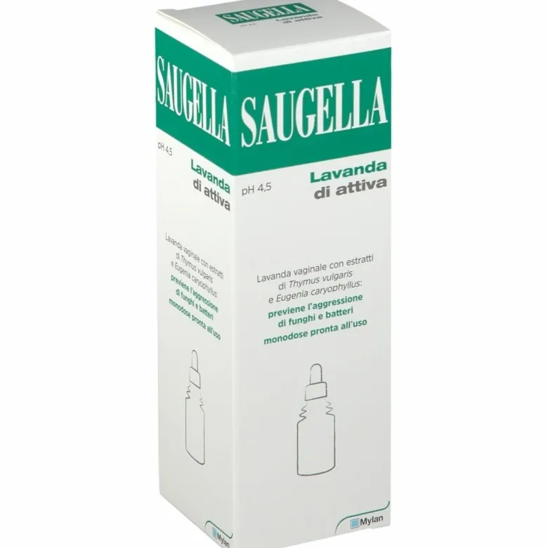 Saugella Lavanda Di Attiva Vaginale pH 4,5 140 ml