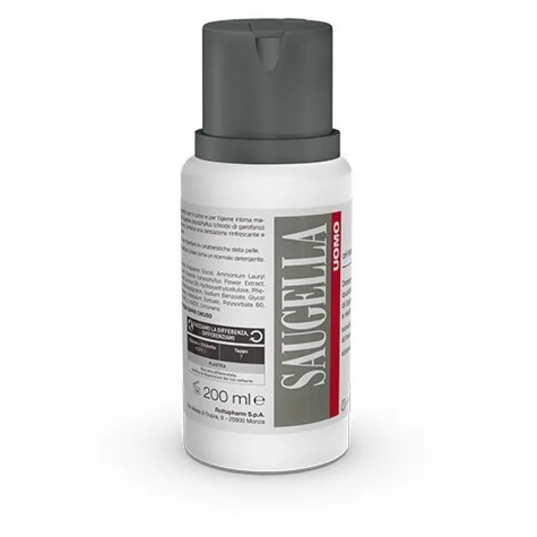 Saugella Uomo Detergente Intima 200 ml