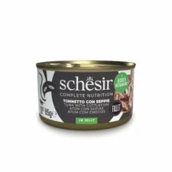 Schesir tonnetto con seppie in gelatina cibo umido gatti adulti lattina 85g