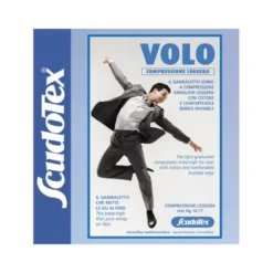 Scudotex gambaletto uomo cotone compressione leggera blu cod.456 misura 5 (xl)