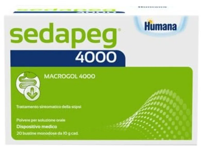 Sedapeg 4000 20 bustine monodose x 10g humana