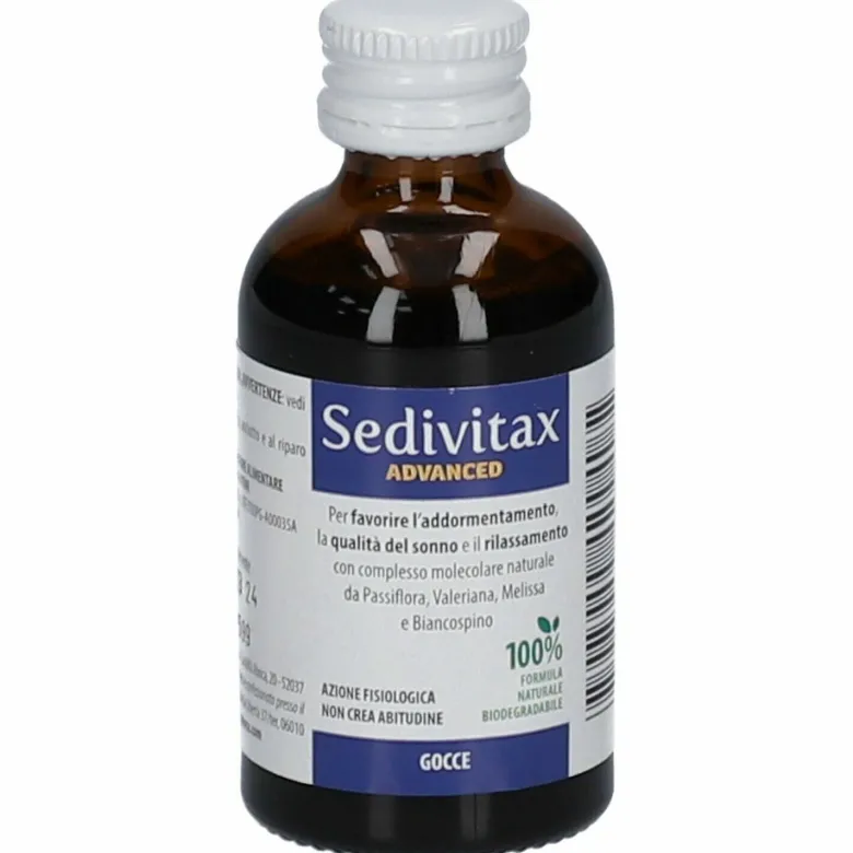 Sedivitax Advanced Integratore per Favorire il Sonno Gocce 30 ml