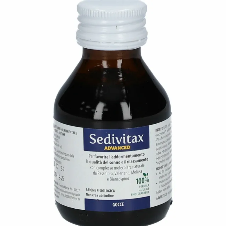 Sedivitax Advanced Integratore per Favorire il Sonno Gocce 75 ml
