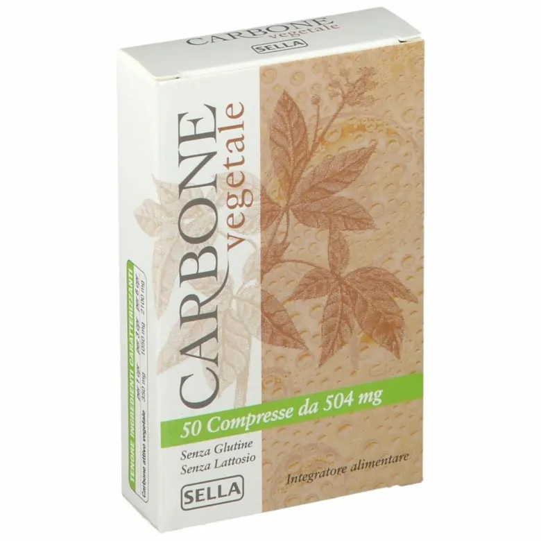 Sella Carbone vegetale 50 compresse