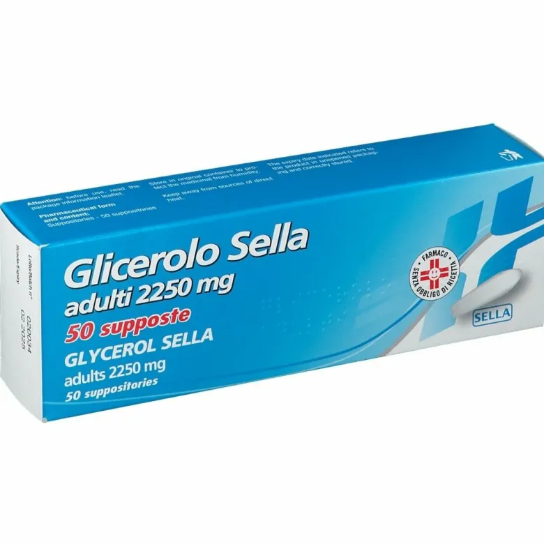 Sella Glicerolo Adulti 2250 Mg 50 Supposte