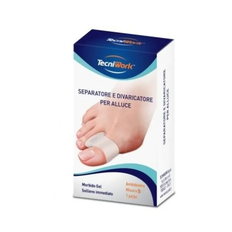 Separatore divaricatore alluce taglia small 1 pezzo