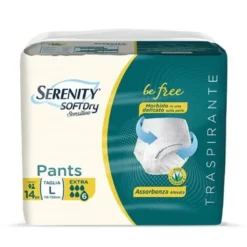 Serenity SoftDry Sensitive Pants Extra Taglia L 14 Pezzi