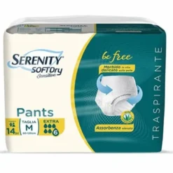 Serenity SoftDry Sensitive Pants Extra Taglia M 14 Pezzi