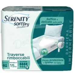 Serenity Soft Dry Sensitive Traversa Assorbente Super