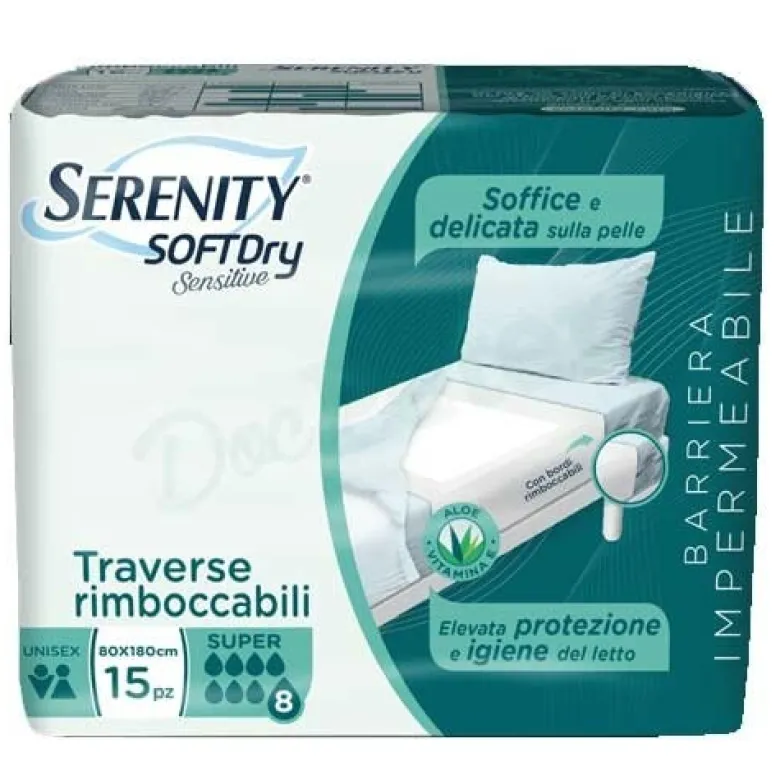 Serenity Soft Dry Sensitive Traversa Assorbente Super
