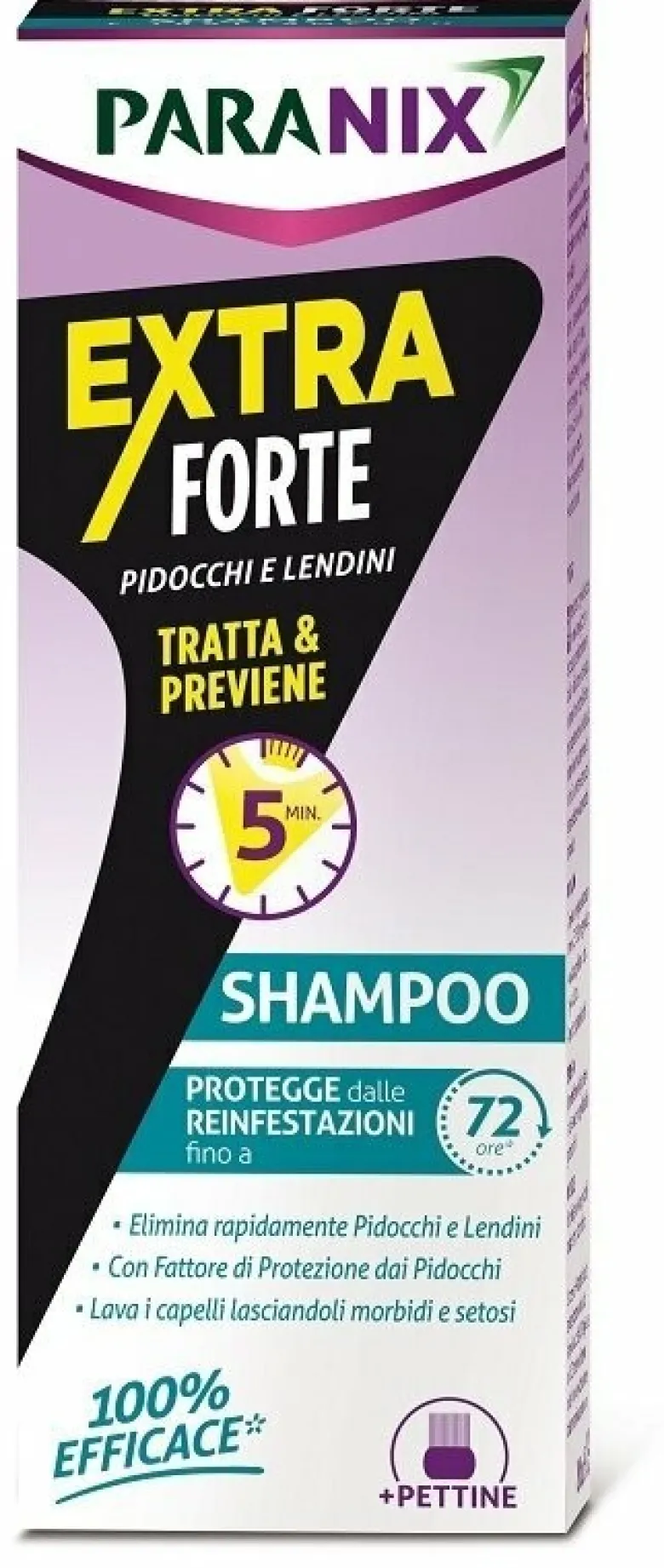 Shampoo paranix trattamento extra forte mdr 200 ml
