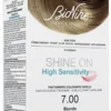Shine on high sensitivity plus biondo 7,00 rivelatore in crema 75 ml + crema colorante 50 ml
