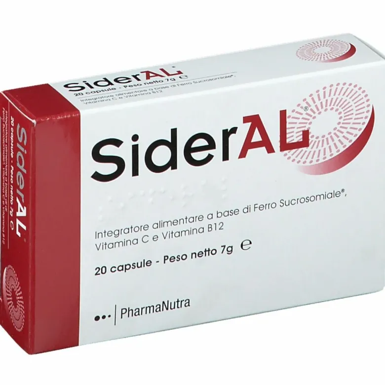 SiderAL Integratore Ferro e Vitamine 20 capsule