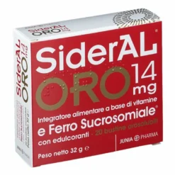 Sideral Oro Integratore Ferro e Vitamine 14 mg 20 bustine