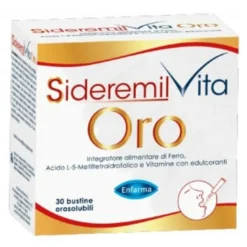 Sideremil Vita Oro integratore Alimentare di Ferro 30 bustine