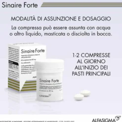 Sinaire Forte Contro Gas Intestinale 60 compresse