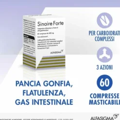 Sinaire Forte Contro Gas Intestinale 60 compresse