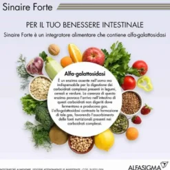 Sinaire Forte Integratore Gas Intestinali 30 compresse