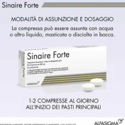 Sinaire Forte Integratore Gas Intestinali 30 compresse