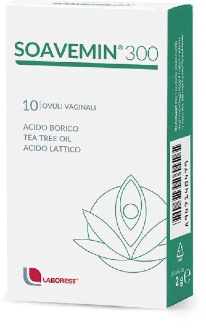 Soavemin 300 Ovuli Vaginali 10 Pezzi