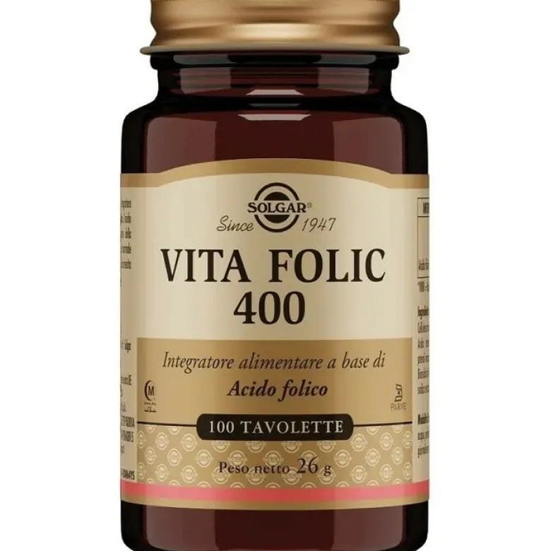 Solgar Vita Folic 400 100 Tavolette