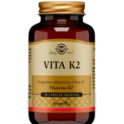 Solgar Vita K2 50 Capsule - Integratore Vitamina K2 Naturale