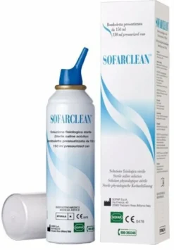 Soluzione fisiologica sofarclean 150ml in bomboletta pressurizzata