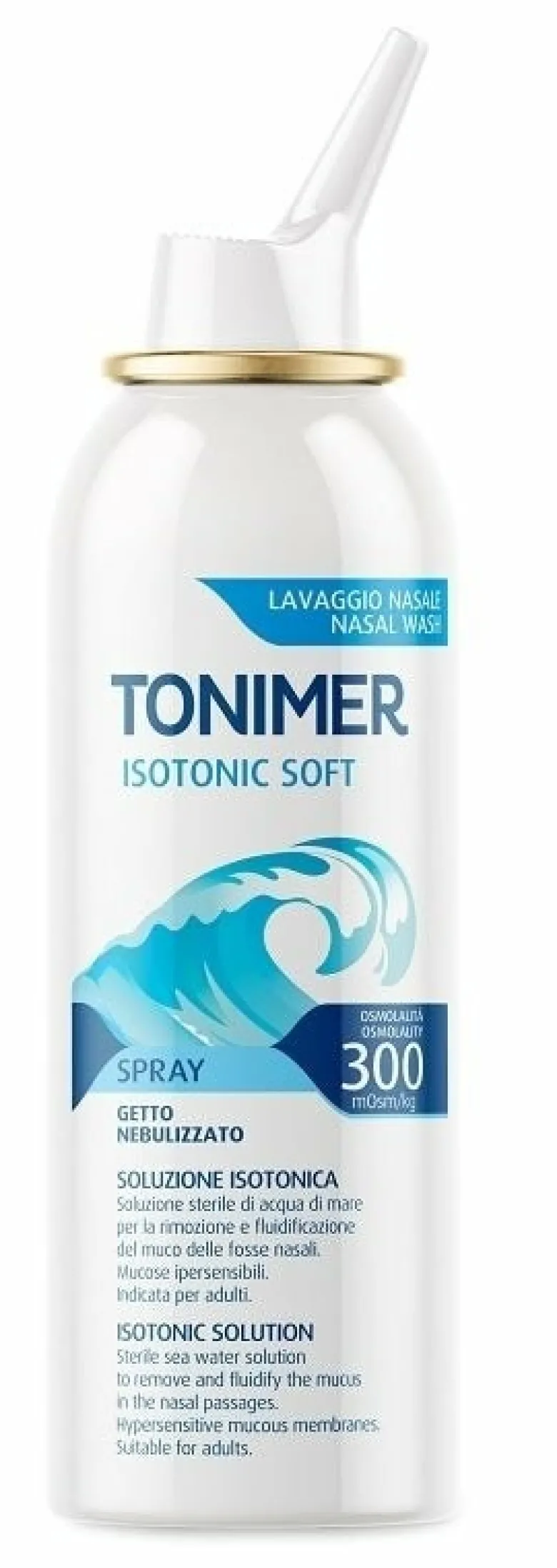 Soluzione isotonica acqua di mare tonimer isotonic soft spray 100 ml