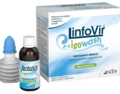 Soluzione salina isotonica linfovir isowash 8 flaconi da 60 ml