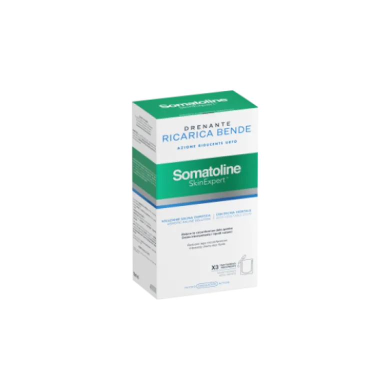 Somatoline skin expert bende snellenti drenanti kit ricarica