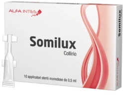 Somilux collirio 10 applicatori sterili monodose da 0,5 ml