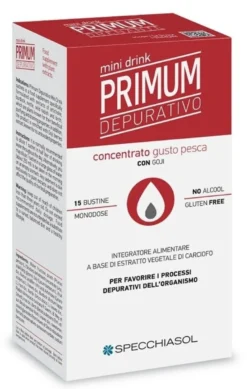 Specchiasol Primum Depurativo Minidrink Pesca 15 Bustine