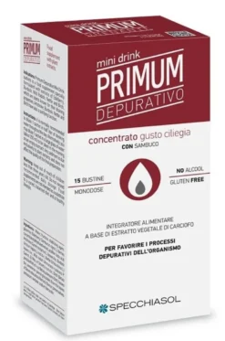 Specchiasol Primum Depurativo Mini Drink Ciliegia Nera 15 Bustine
