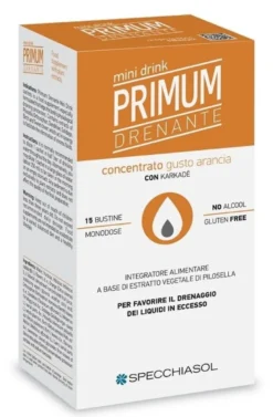 Specchiasol Primum Dren Minidrink Arancia 15 Bustine