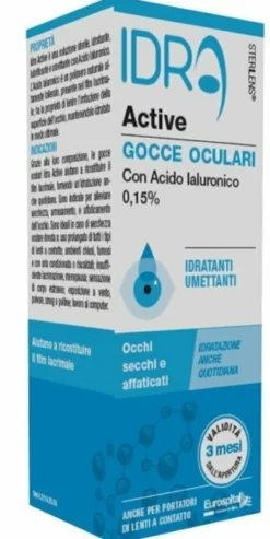 Sterilens Idra Active Gocce oculari acido ialuronico 10 ml