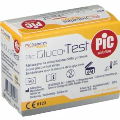 Strisce misurazione glicemia pic glucotest 50 pezzi