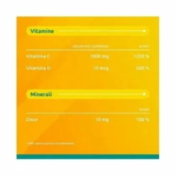 Supradyn Difese Integratore di Vitamina C D e Zinco 15 Compresse Effervescenti