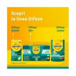 Supradyn Difese Integratore di Vitamina C D e Zinco 15 Compresse Effervescenti