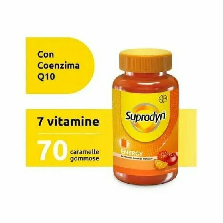Supradyn Energy Integratore Multivitaminico 70 Caramelle Gommose