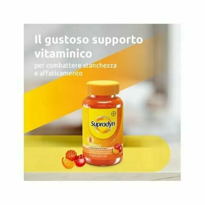 Supradyn Energy Integratore Multivitaminico 70 Caramelle Gommose