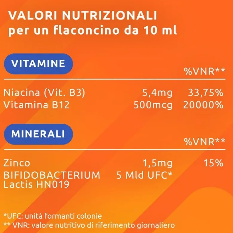 Supradyn ricarica pro b12 integratore adulti 50+ con vitamina b12 e zinco 10 flaconcini