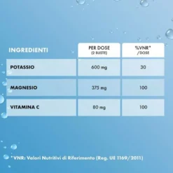 Sustenium Magnesio e Potassio con Vitamina C 28 bustine