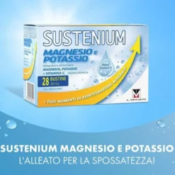 Sustenium Magnesio e Potassio con Vitamina C 28 bustine