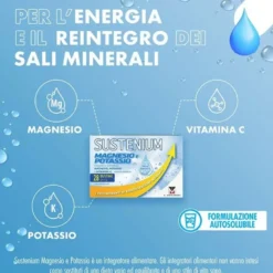 Sustenium Magnesio e Potassio con Vitamina C 28 bustine