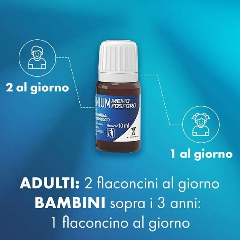 Sustenium Memo Fosforo Integratore Per La Memoria 10 Flaconcini
