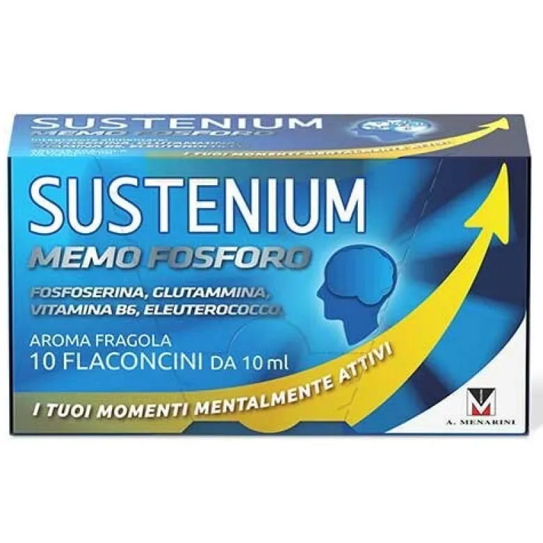 Sustenium Memo Fosforo Integratore Per La Memoria 10 Flaconcini