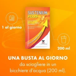 Sustenium Plus Energizzante Vitamine Minerali Aminoacidi 22 bustine