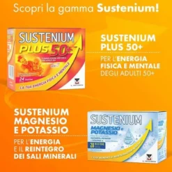 Sustenium Plus Energizzante Vitamine Minerali Aminoacidi 22 bustine