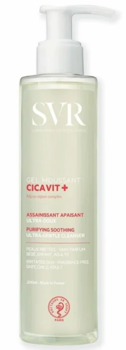 SVR Cicavit+ Gel Moussant Gel Detergente Ultra-Delicato 200 ml