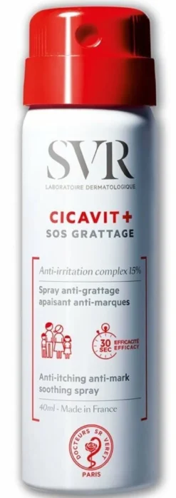 SVR Cicavit + SOS Grattage Spray Anti-prurito e Anti-segno 40 ml
